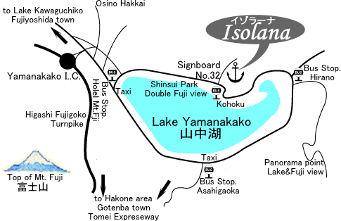 Yamanakako map